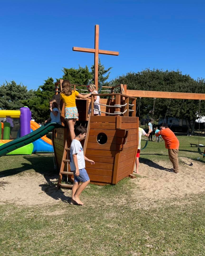 Image of playground at Frisco Woods Campground