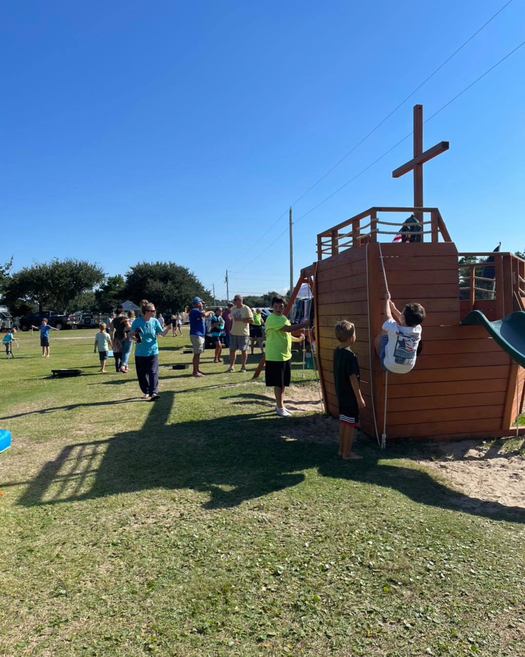 Image of playground at Frisco Woods Campground
